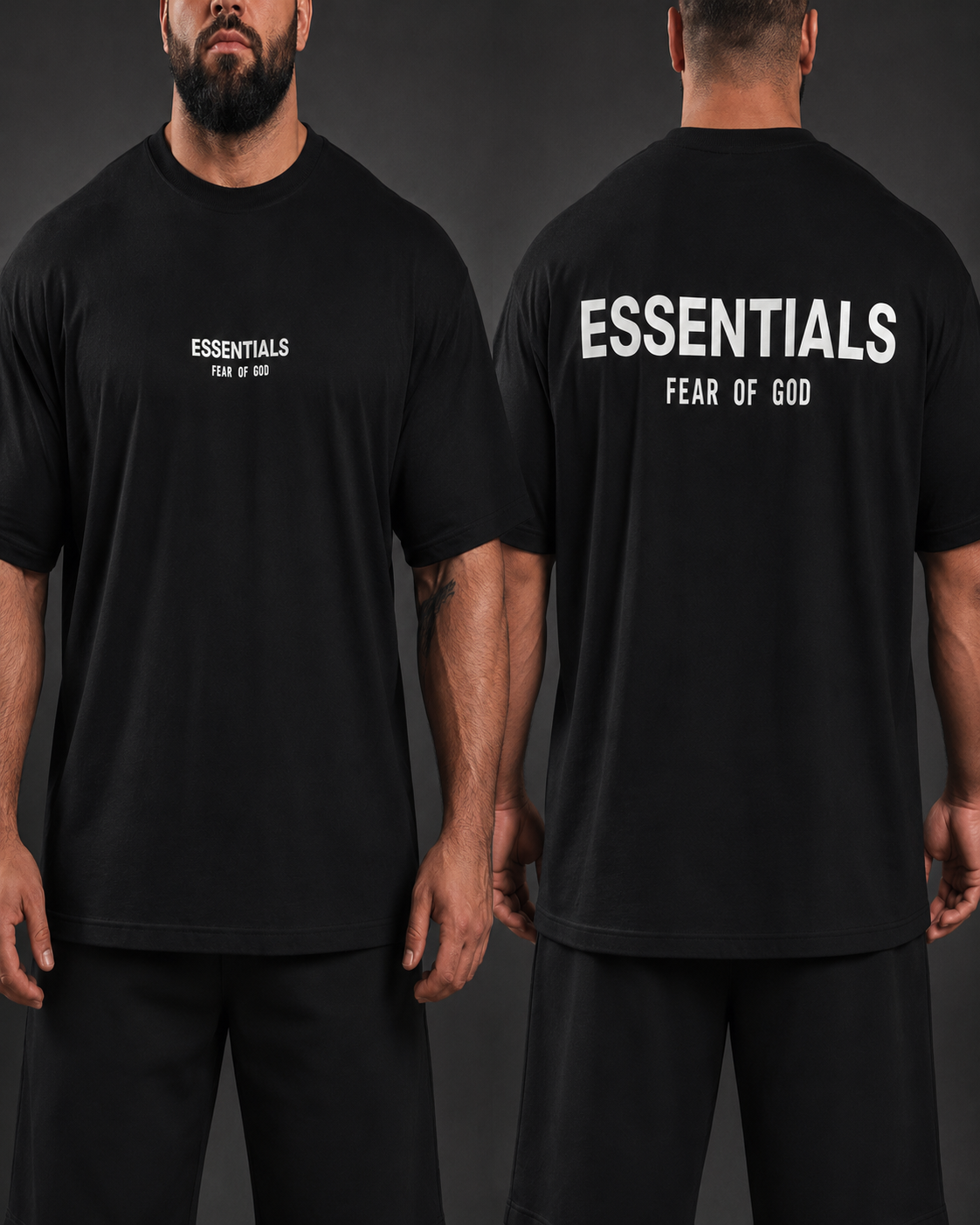 تیشرت گِرَم بالا (مدل essentials)